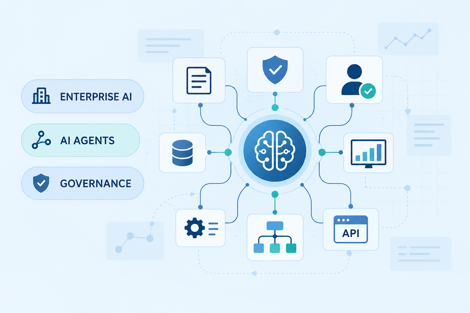 Governed enterprise AI agents with tools, approvals, monitoring, and security